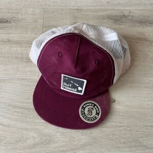 Kids Maroon and White Cap binky bros